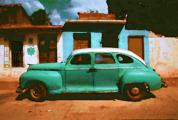 The Turquoise Automobile