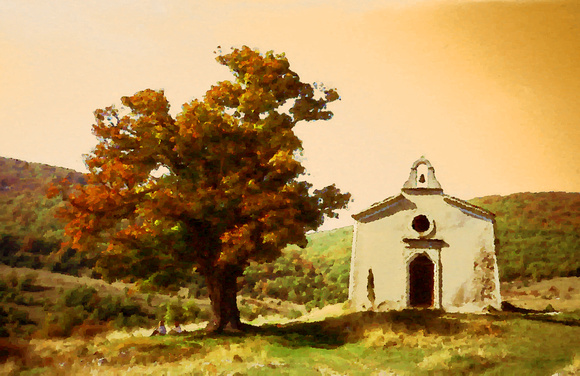 Church and Tree